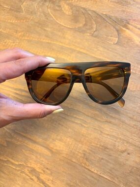 Celine Women's Tortoiseshell Sunglasses - Amber Brown Lenses